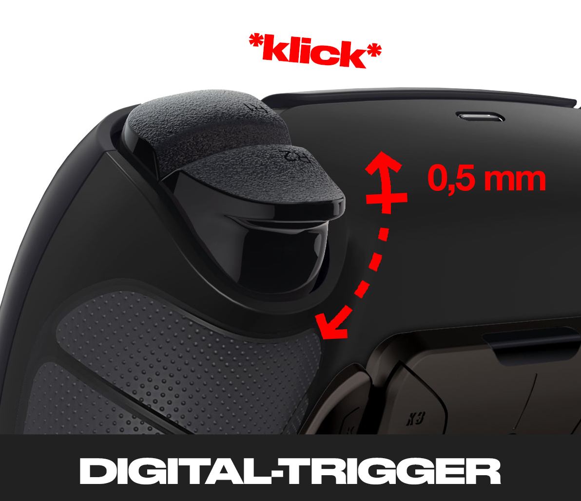PS5 Custom Controller 'Midnight Black'