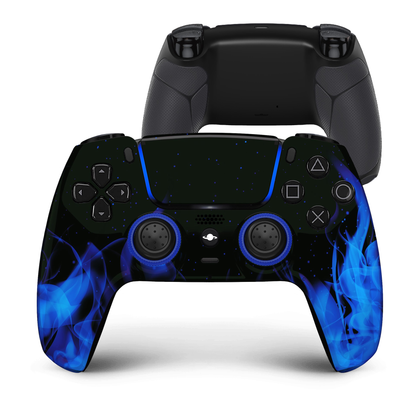 PS5 Custom Controller "BLUE FLAME" (Fullface)